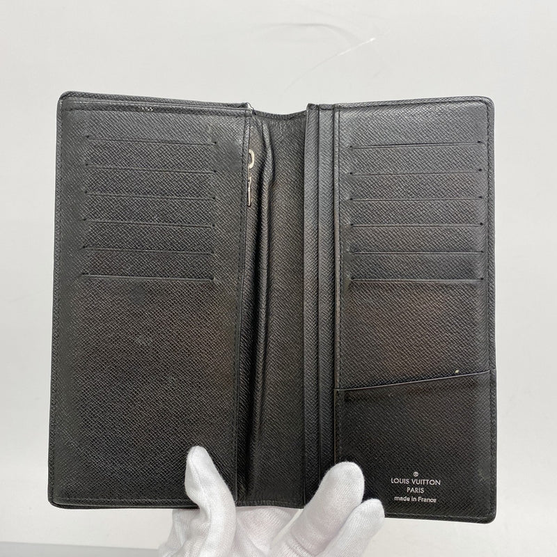 【5ic2846】ルイヴィトン 長財布 ダミエ・グラフィット ポルトフォイユブラザ N62665 ブラック【中古】メンズ