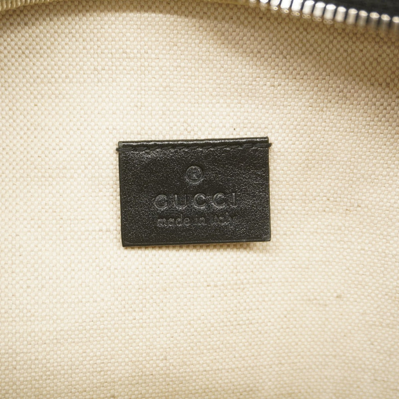 【5ic2855】グッチ ボディバッグ GGエンボス 645093 レザー ブラック シルバー金具【中古】メンズ