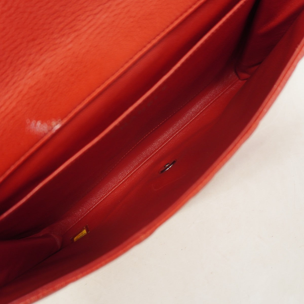 【5ic2857】シャネル ショルダーバッグ マトラッセ チェーンショルダー キャビアスキン レッド シルバー金具【中古】レディース