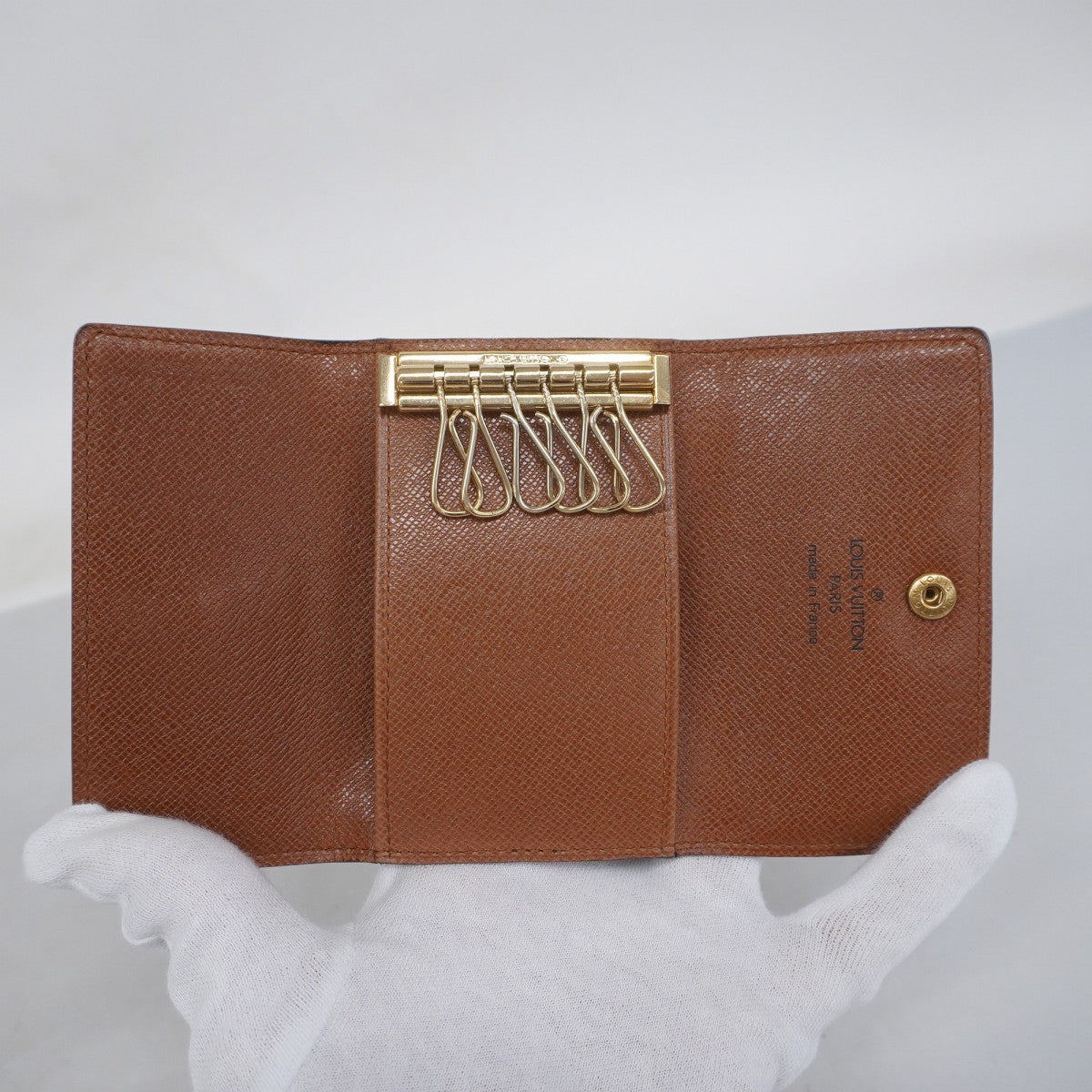 【5ic2965-h】ルイヴィトン キーケース モノグラム ミュルティクレ6 M62630 ブラウン【中古】メンズ レディース ユニセックス