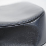 【5ic3006】カルティエ ショルダーバッグ サファイア レザー ネイビー ゴールド金具【中古】レディース