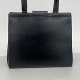 【5ic3075】サルヴァトーレフェラガモ ハンドバッグ ヴァラ レザー ブラック ゴールド金具【中古】レディース