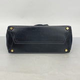 【5ic3075】サルヴァトーレフェラガモ ハンドバッグ ヴァラ レザー ブラック ゴールド金具【中古】レディース