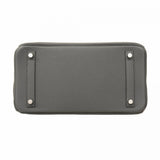 ★在庫処分★最終価格★SALE【5ic3175-g-h】エルメス ハンドバッグ バーキン30 トゴ グリミスティ シルバー金具 W刻印【中古】レディース