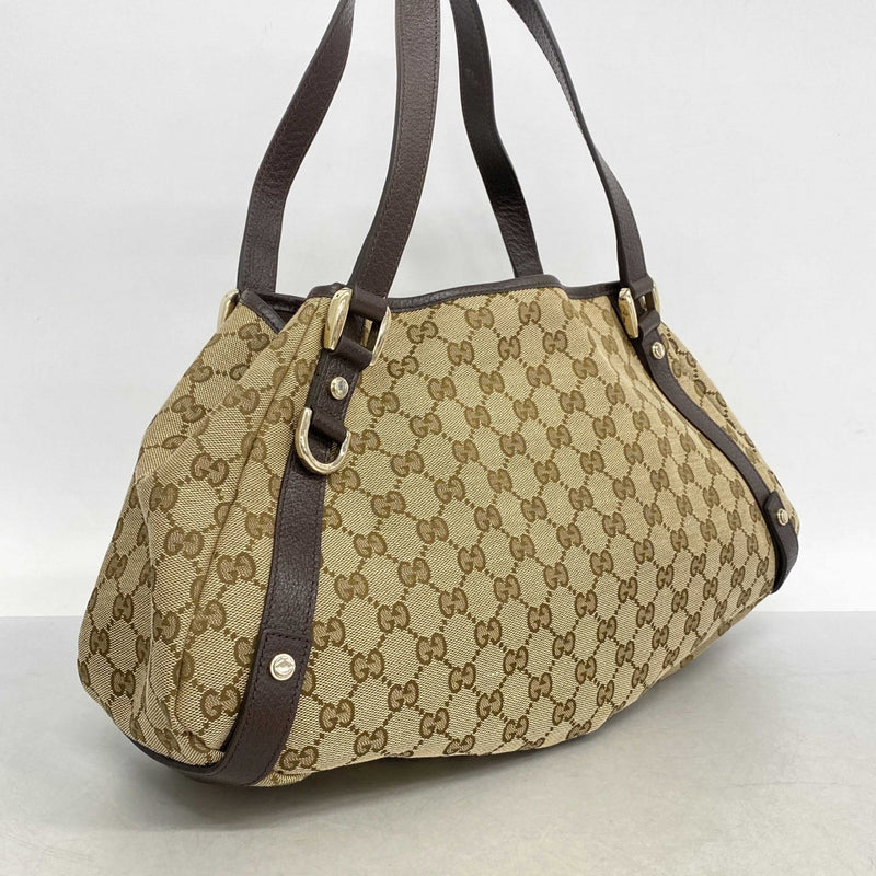 Gucci トートバッグ ベージュ ブラウン Gucci トートバッグ ベージュ/ブラウン 値下げ可能 - メルカリ