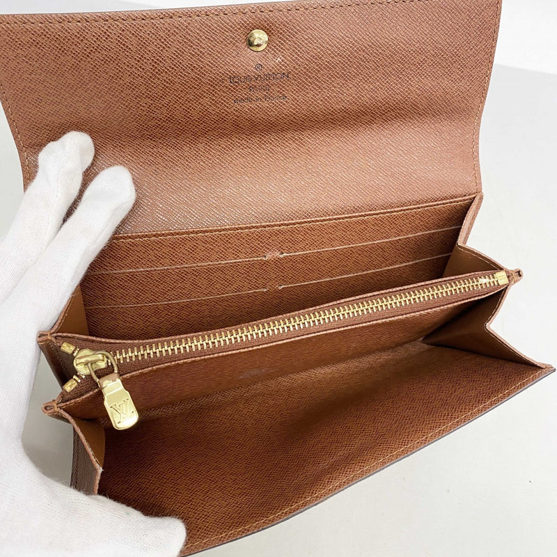 ルイヴィトン　ポルトモネクレディ 長財布　ダミエ　エヌべ　ブラウン LOUIS VUITTON ルイヴィトン エピ ポルトモネ ビエ カルト