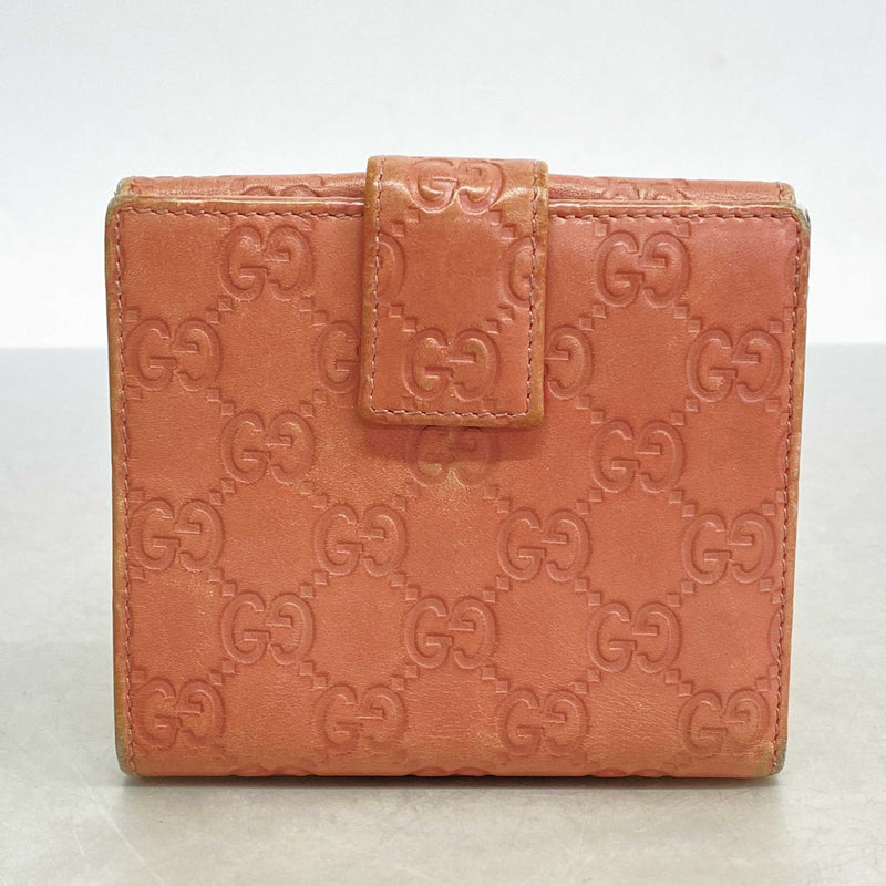 5ic3523】グッチ 財布 グッチシマ 212105 レザー ピンク