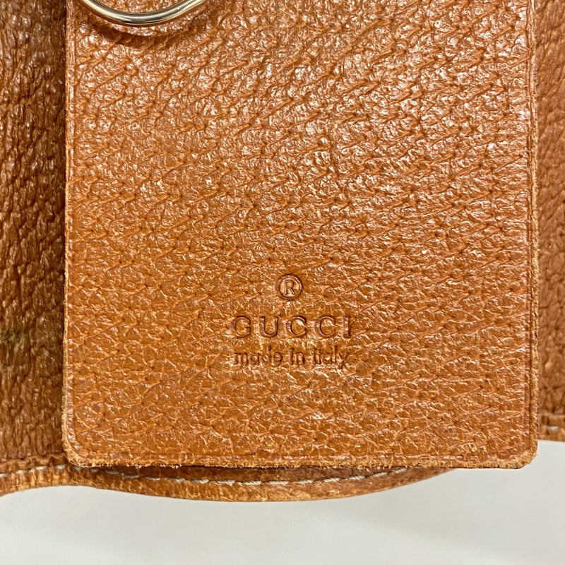 【極美品】グッチ GG柄 ロゴ キーケース ゴールド金具 レザー ダークブラウン 楽天市場】GUCCI グッチ GGキャンバス レザー 6連キーケース