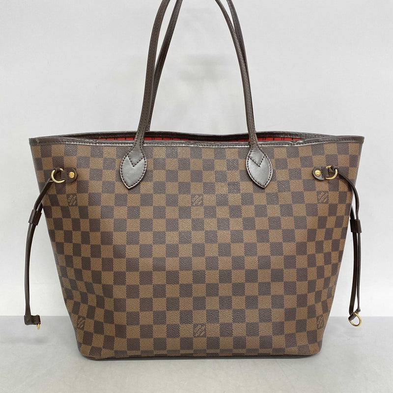 ルイヴィトン ネヴァーフルダミエエベヌ トートバッグ　美品 LOUIS VUITTON ルイヴィトン ダミエ ネヴァーフル N41358 エベヌ