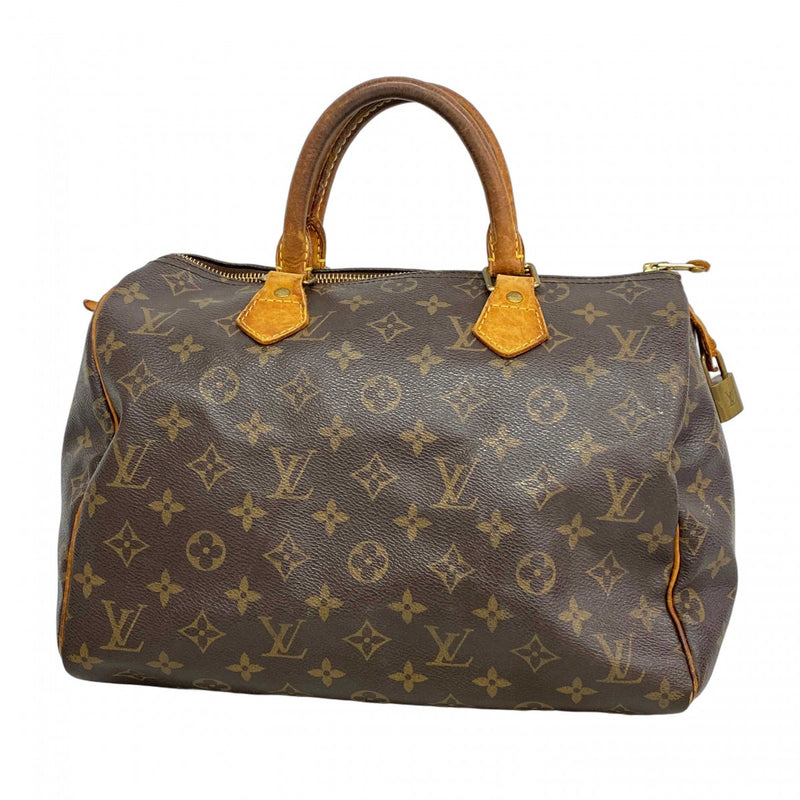 美品 ルイヴィトンモノグラムスピーディ30キーポルハンドバッグ M46687】 LOUIS VUITTON ルイヴィトン モノグラム バッグ