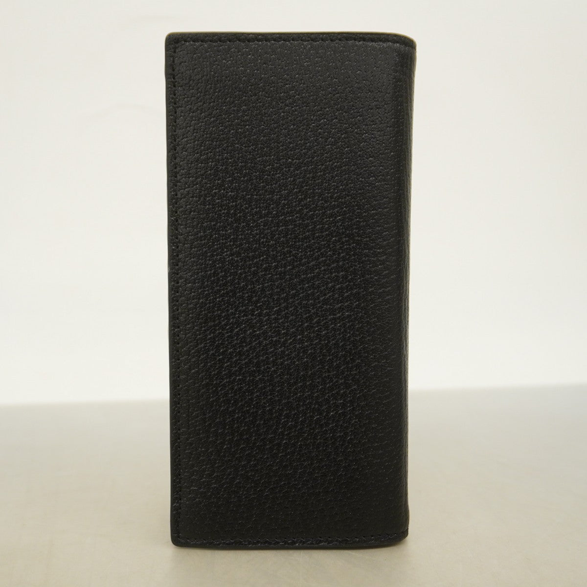 【5ic3629】グッチ 長財布 GGマーモント 428740 レザー ブラック ゴールド金具【中古】メンズ