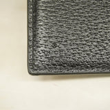 【5ic3629】グッチ 長財布 GGマーモント 428740 レザー ブラック ゴールド金具【中古】メンズ
