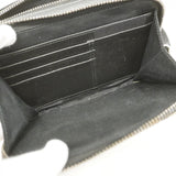 【5ic3650】クリスチャンディオール ショルダーバッグ オブリーク キャンバス ネイビー シルバー金具【中古】レディース