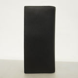 【5ic3652】プラダ 長財布 サフィアーノ レザー ブラック ゴールド金具【中古】メンズ