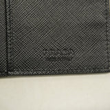 【5ic3652】プラダ 長財布 サフィアーノ レザー ブラック ゴールド金具【中古】メンズ