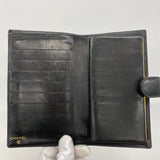 【5ic3706】シャネル 長財布 キャビアスキン ブラック ゴールド金具【中古】レディース