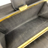 【5ic3706】シャネル 長財布 キャビアスキン ブラック ゴールド金具【中古】レディース