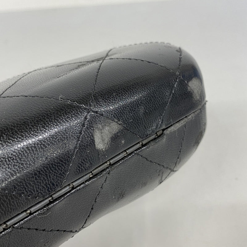 【5ic3707】シャネル サングラス 6018 プラスチック ブラック カーキ ブラウン シルバー金具【中古】レディース