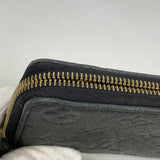 【5ic3724】ルイヴィトン 長財布 モノグラム・アンプラント ポルトフォイユクレマンス M60171 ノワール【中古】レディース