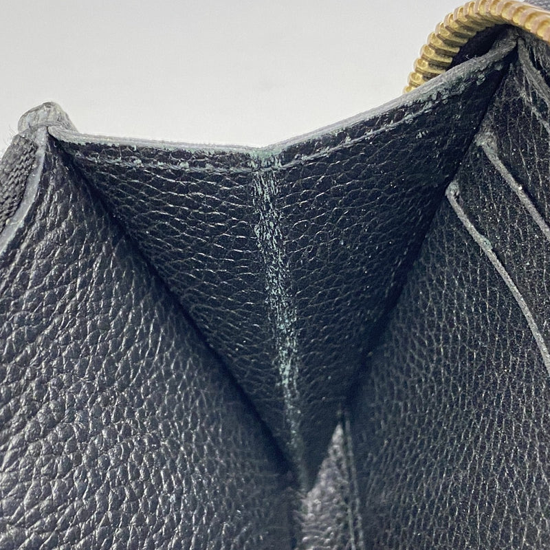 【5ic3724】ルイヴィトン 長財布 モノグラム・アンプラント ポルトフォイユクレマンス M60171 ノワール【中古】レディース