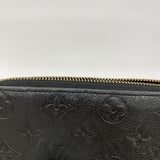 【5ic3724】ルイヴィトン 長財布 モノグラム・アンプラント ポルトフォイユクレマンス M60171 ノワール【中古】レディース
