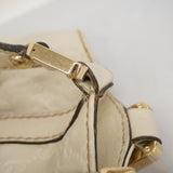 【5ic3728】グッチ ハンドバッグ グッチシマ 211937 レザー ホワイト シャンパンゴールド金具【中古】レディース