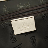 【5ic3728】グッチ ハンドバッグ グッチシマ 211937 レザー ホワイト シャンパンゴールド金具【中古】レディース