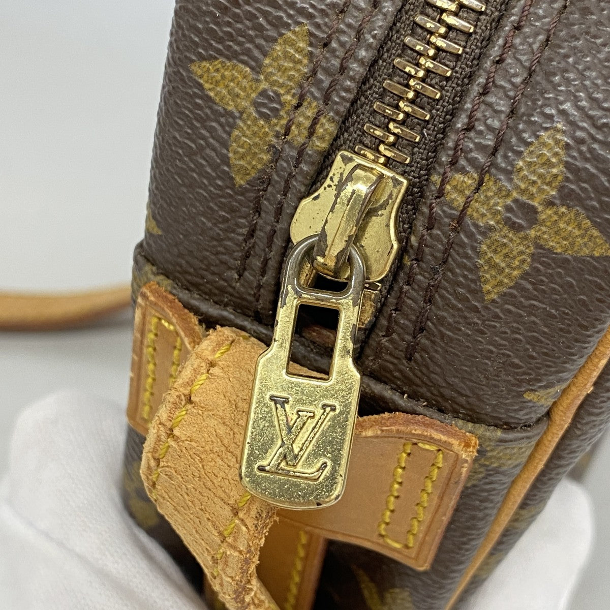 【5ic3736】ルイヴィトン ショルダーバッグ モノグラム ジュヌフィーユMM M51226 ブラウン【中古】レディース