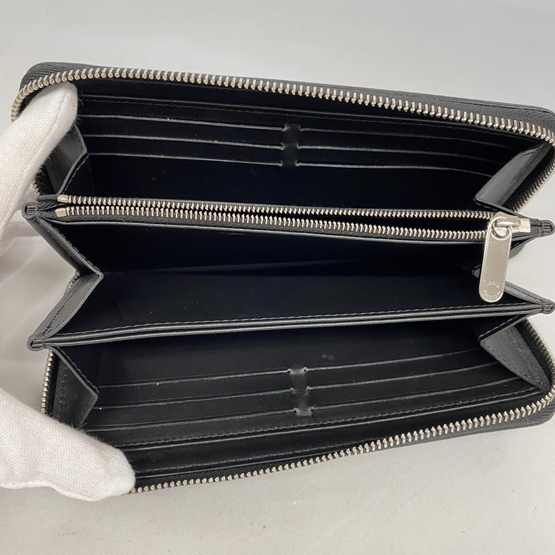 【5ic3737】ルイヴィトン 長財布 マヒナ ジッピーウォレット M61867 ノワール【中古】レディース