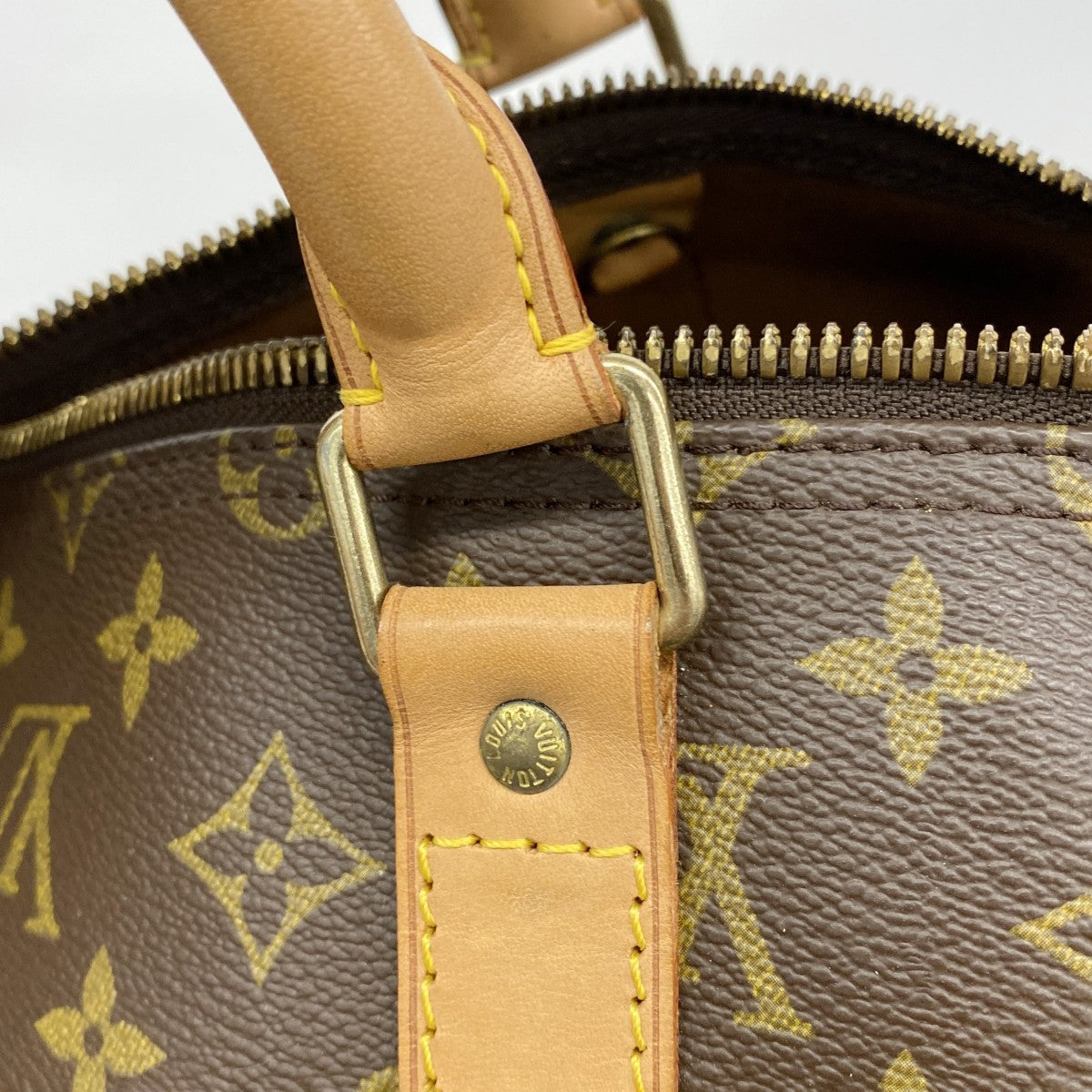 LOUIS VUITTON ルイヴィトン　キーポル55 モノグラム　ブラウン ルイヴィトン モノグラム キーポル55 USA製 ブラウン M41424