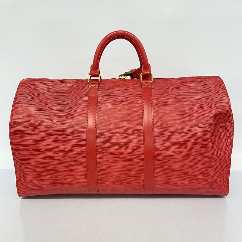 LOUIS VUITTON 付属品付き　キーポル55 エピ　ケニアブラウン LOUIS VUITTON ルイ ヴィトン エピ キーポル55 ボストンバッグ