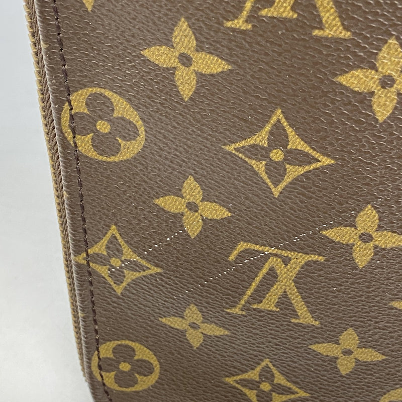 Louis Vuitton クラッチバッグ ブラウン 中古・古着通販】LOUIS VUITTON (ルイ ヴィトン) クラッチバッグ