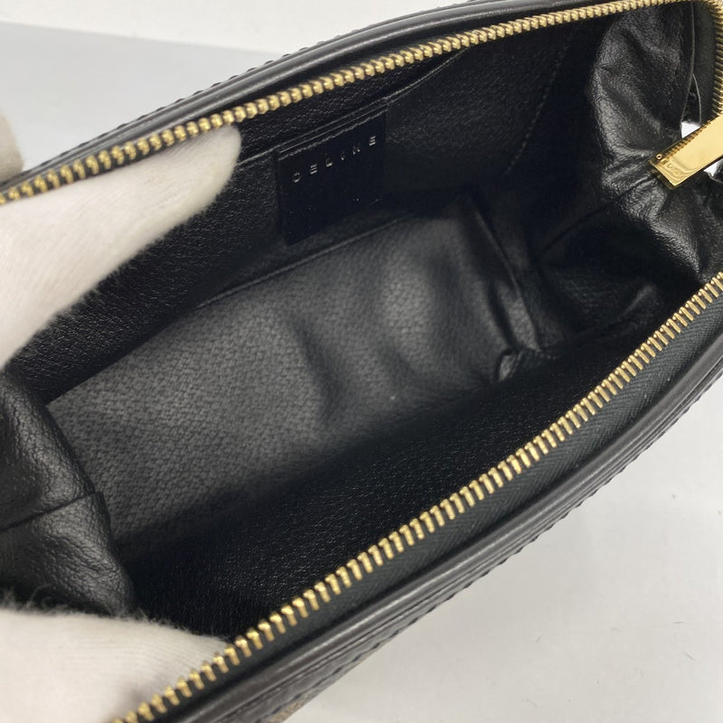 【使用感少 極美品】セリーヌ ポーチ 黒マカダム トリオンフ ゴールド金具 黒 楽天市場】セリーヌ オールドセリーヌ トリオンフ マカダム