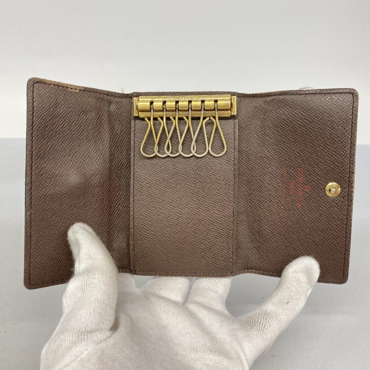 ルイヴィトン　ダミエ　キーケース 中古品 楽天市場】LOUIS VUITTON ルイ ヴィトン ダミエグラフィット L字