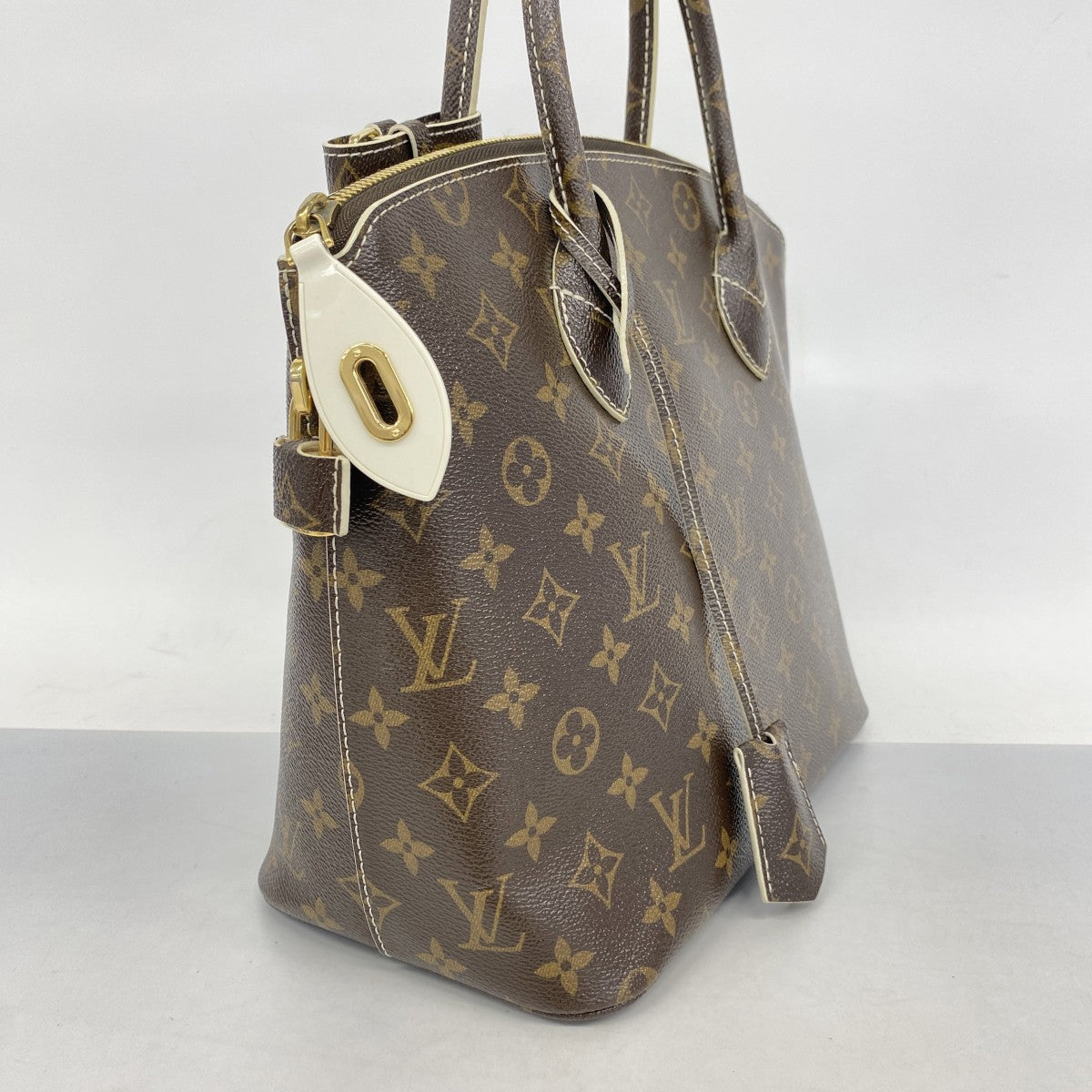 ルイヴィトン シャイニー モノグラム ロックイットPM ハンドバッグ ブラウン LOUIS VUITTON ルイヴィトン スハリ ロックイットPM