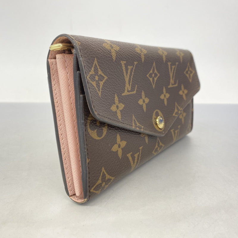 正規品 モノグラム ポルトフォイユ サラ ローズバレリーヌ♡ ICチップ搭載 正規品保証 ICチップ ヴィトン財布 モノグラム ポルトフォイユ サラ