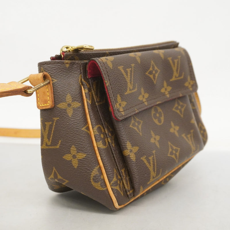 【良品／リペア】ルイヴィトン（モノグラム）ヴィヴァシテPM　リペア　茶色 修理】LOUIS VUITTON（ルイ・ヴィトン）ヴィバシテPM モノグラム
