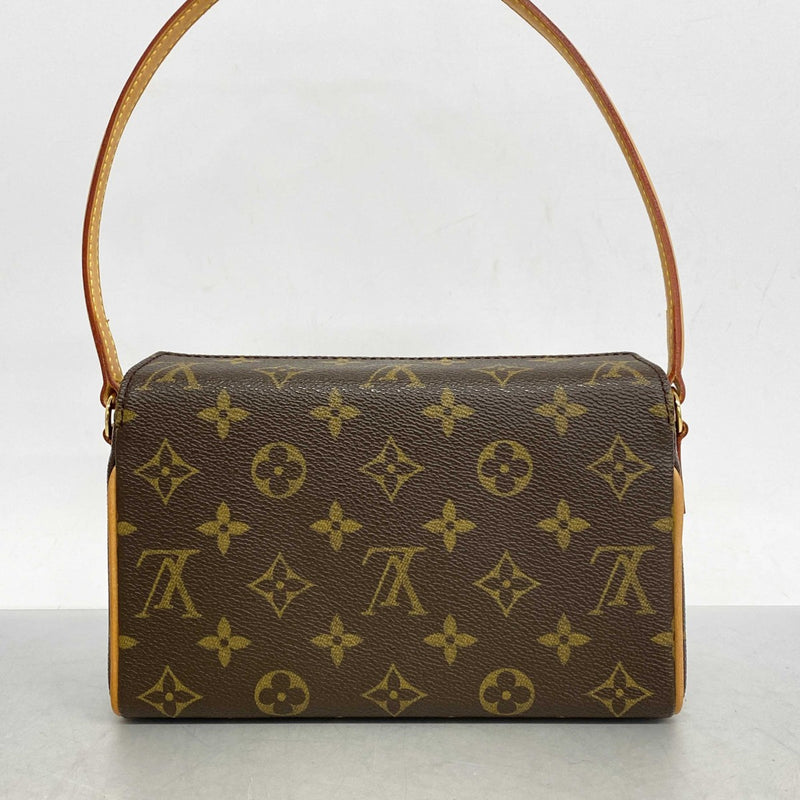 LOUIS VUITTON モノグラム ハンドバッグ　ブラウン　高級　定番　人気 ルイヴィトンアルマ USA製 14145 ブラウン レディース