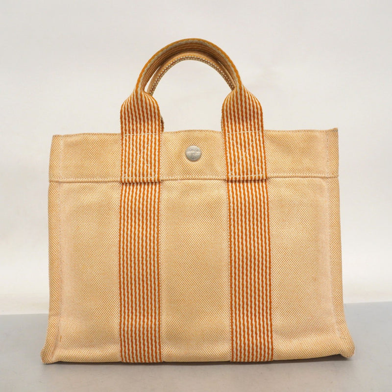 エルメス　ニューフールトゥ　PM　新型　ハンドバッグ　キャンバス　希少！ HERMES エルメス バッグ ニューフールトゥ PM ハンドバッグ