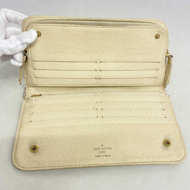 ルイヴィトン ダミエ アズール ポルトフォイユ サラ　ホワイト ダミエ・アズール 財布 ポルトフォイユ・サラ【ルイ・ヴィトン