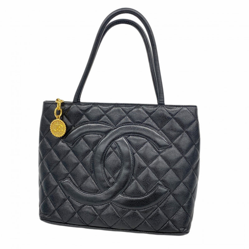 ⭐︎CHANEL黒 ナイロン レザー トートバッグ⭐︎ 5ic4098-h】シャネル トートバッグ 復刻トート キャビアスキン