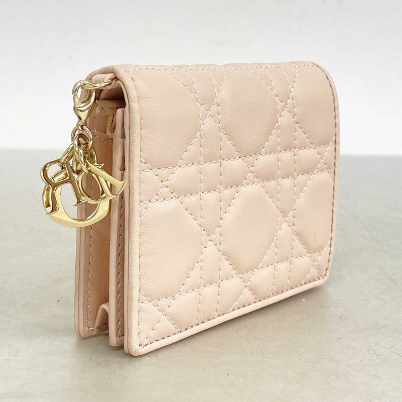 ぴょん  ディオール カナージュ コインケース シャンパンゴールド 限定品 Christian Dior クリスチャン・ディオール レディディオール