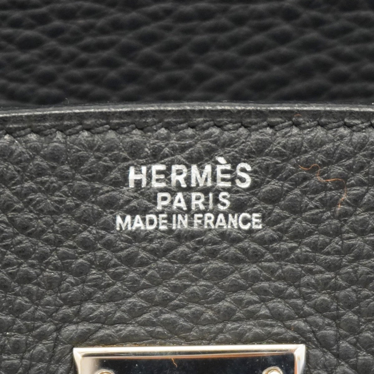 ★在庫処分★最終価格★SALE【5id4162-g-h】エルメス ハンドバッグ バーキン30 トゴ ブラック シルバー金具 □H刻印【中古】レディース