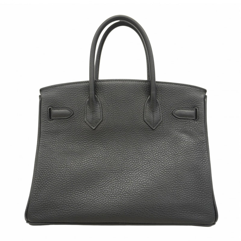 ★在庫処分★最終価格★SALE【5id4162-g-h】エルメス ハンドバッグ バーキン30 トゴ ブラック シルバー金具 □H刻印【中古】レディース