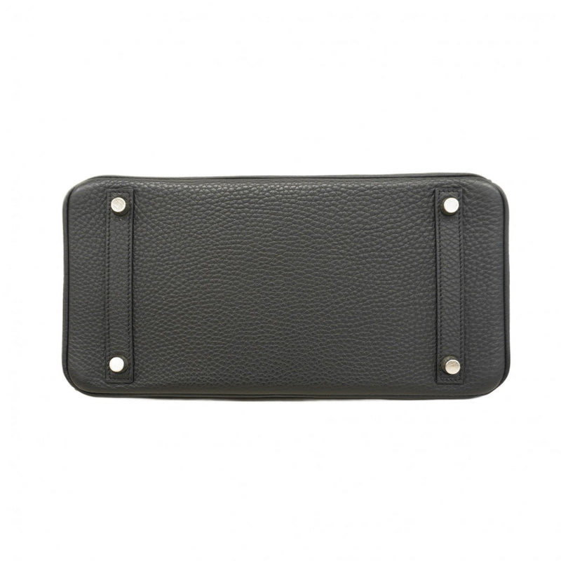 ★在庫処分★最終価格★SALE【5id4162-g-h】エルメス ハンドバッグ バーキン30 トゴ ブラック シルバー金具 □H刻印【中古】レディース