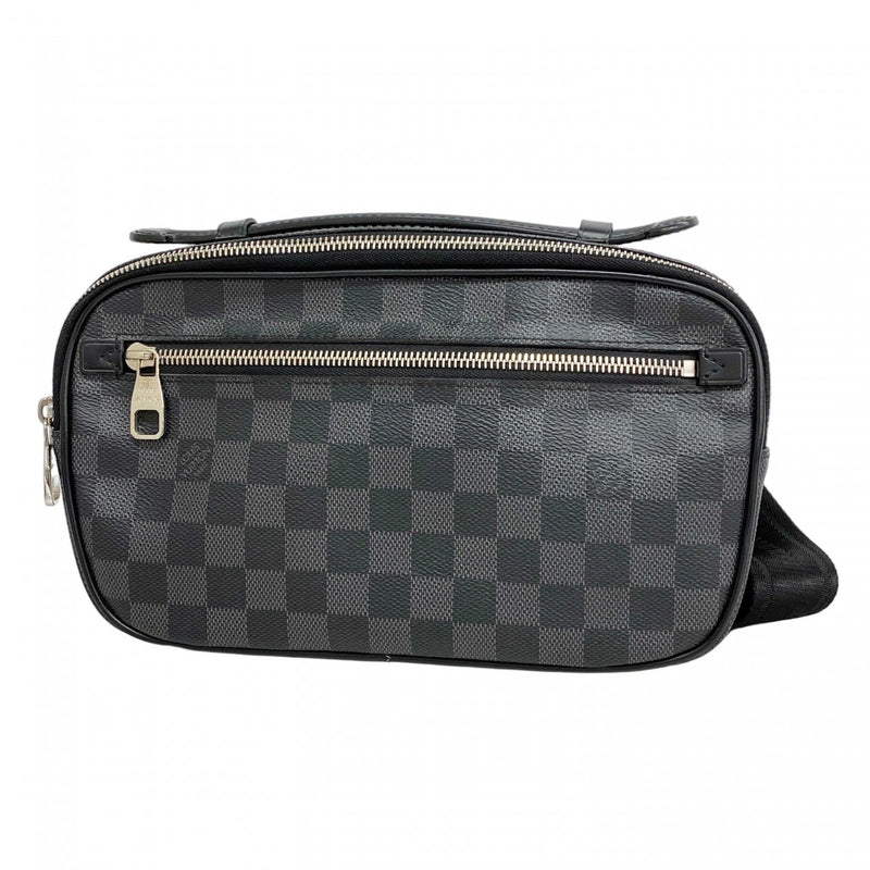 Louis Vuitton ダミエ ブラックレザー バッグ ルイ・ヴィトン(LOUIS VUITTON) ダミエ・グラフィット(Damier