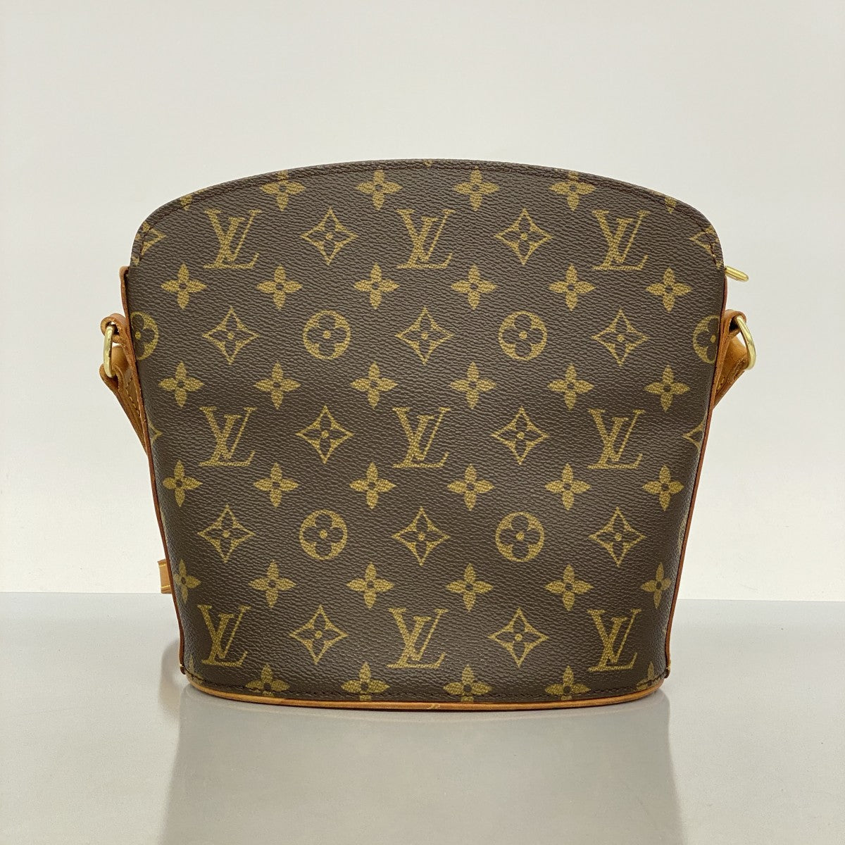 【5id4323-h】ルイヴィトン ショルダーバッグ モノグラム ドルーオ M51290 ブラウン【中古】レディース