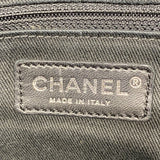 【5id4327-h】シャネル ショルダーバッグ ワイルドステッチ レザー ブラック シルバー金具【中古】レディース