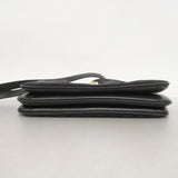 【5id4364】セリーヌ ショルダーバッグ マカダム キャンバス ブラック ゴールド金具【中古】レディース