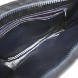 【5id4365】セリーヌ クラッチバッグ Cマカダム キャンバス ネイビー ゴールド金具【中古】メンズ レディース ユニセックス